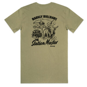 The Station Master T-Shirt – Olive Green